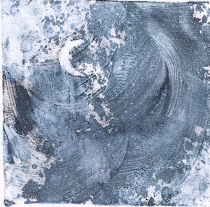 January Moon monotype